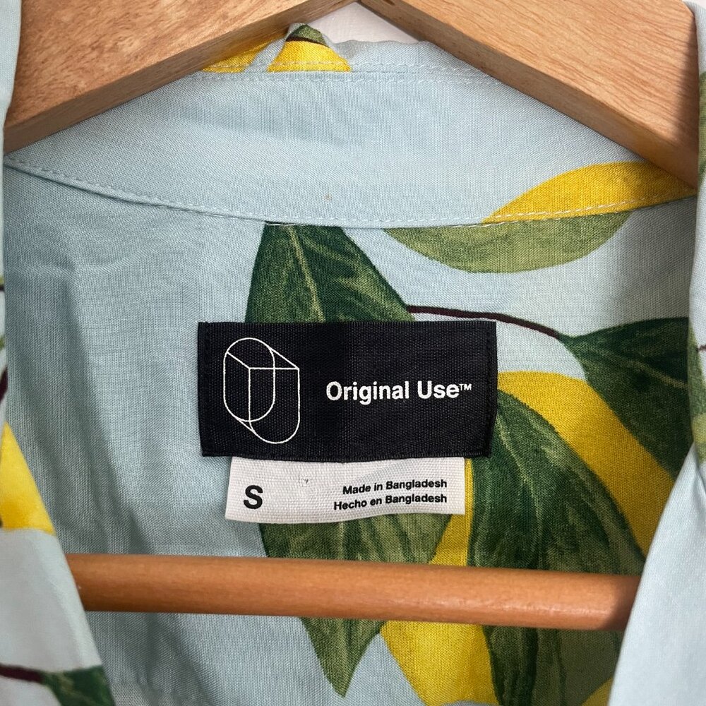 Lemon Patterned Collared T-Shirt - image 3